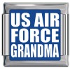 A10427 US Air Force Grandma Italian Charm