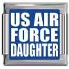 A10428 US Air Force Daughter Italian Charm