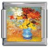 A10433 Vase Of Flowers Italian Charm