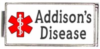 A50031 Addisons Disease Medical Alert Italian Charm
