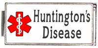 A50036 Huntingtons Disease Medical Alert Italian Charm