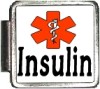 INSULIN Custom Photo Italian  Charm