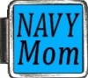 A10070 NAVY Mom Italian Charm