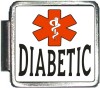 DIABETIC Custom Photo Italian  Charm