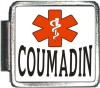 COUMADIN Custom Photo Italian  Charm