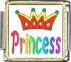 X073 Princess Crown Italian Charm