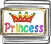 A10074 Princess (rectangle) Italian Charm