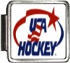 A10145 USA Hockey Italian Charm