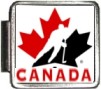 A10149 Canada Hockey Italian Charm