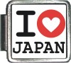 A10186 I Love Japan Italian Charm