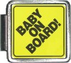 A10189 BABY ON BOARD Italian Charm