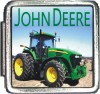 A10198 John Deere Tractor Italian Charm