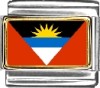 Antigua and Barbuda Flag Italian Charm