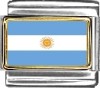 Argentina Flag Italian Charm