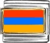 Armenia Flag Italian Charm