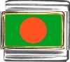 Bangladesh Flag Italian Charm