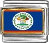 Belize Flag Italian Charm