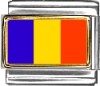 Chad Flag Italian Charm
