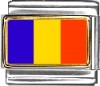 Chad Flag Italian Charm