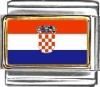 Croatia Flag Italian Charm
