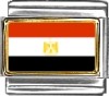 Egypt Flag Italian Charm