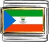 Equatorial Guinea Flag Italian Charm