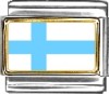 Finland Flag Italian Charm