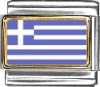 Greece Flag Italian Charm