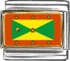 Grenada Flag Italian Charm