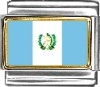 Guatemala Flag Italian Charm