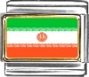 Iran Flag Italian Charm