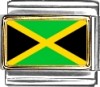 Jamaica Flag Italian Charm