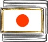 Japan Flag Italian Charm