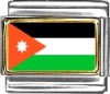 Jordan Flag Italian Charm