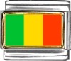 Mali Flag Italian Charm
