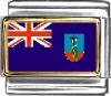 Monserrat Flag Italian Charm