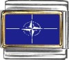 Nato Flag Italian Charm