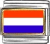 Netherlands Flag Italian Charm