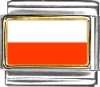 Poland Flag Italian Charm