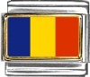 Romania Flag Italian Charm