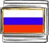 Russia Flag Italian Charm