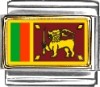 Sri Lanka Flag Italian Charm