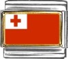 Tonga Flag Italian Charm