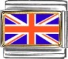 United Kingdom Flag Italian Charm