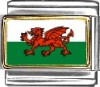 Wales Flag Italian Charm