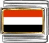 Yemen Flag Italian Charm