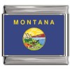 Montana Flag Italian Charm
