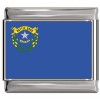 Nevada Flag Italian Charm