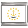 Rhode Island Flag Italian Charm