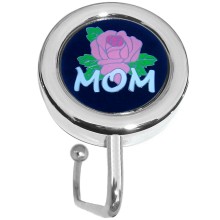 Mom with Rose Purse Hanger